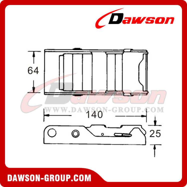 DSOCB10 Over Center Buckle - China Manufacturer Supplier