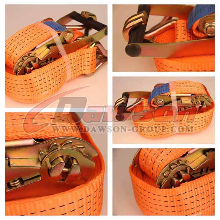 5000kg Ergo EN12195-2 Ratchet Tie Down Strap - China Supplier Manufacturer