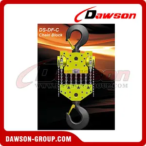 DS-DF-C 50T, 60T New Design Chain Hoist, 50000kg 60000kg Chain Block for Wharf