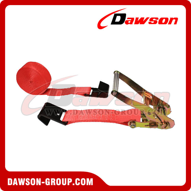 2'' x 18' RED Ratchet Strap w Black Flat Hook- china manufacturer supplier - Dawson Group 2'' x 18' RED Ratchet Strap w Black Flat Hook- china manufacturer supplier - Dawson Group