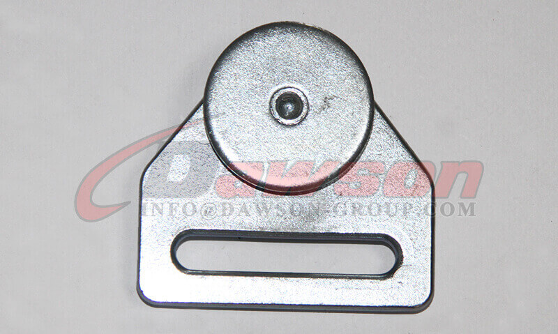 White Zinc Plated Steel Roller with Wheel-Ball Bearing for Truck Trailer Parts - China Supplier, Factory