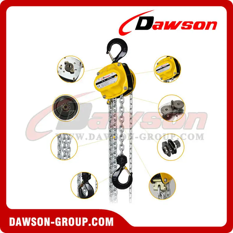 DS-DF-B 0.5T - 10T Chain Hoist, Manual Chain Blocks for Lifting