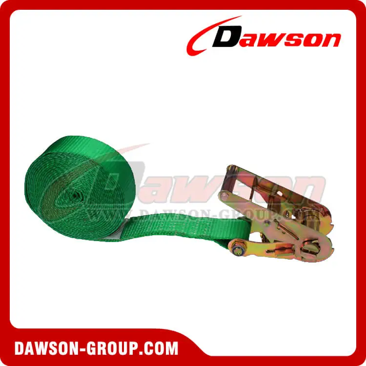 2'' X 20' Green Heavy Duty Ratchet Strap- china manufacturer supplier - Dawson Group 2'' X 20' Green Heavy Duty Ratchet Strap- china manufacturer supplier - Dawson Group