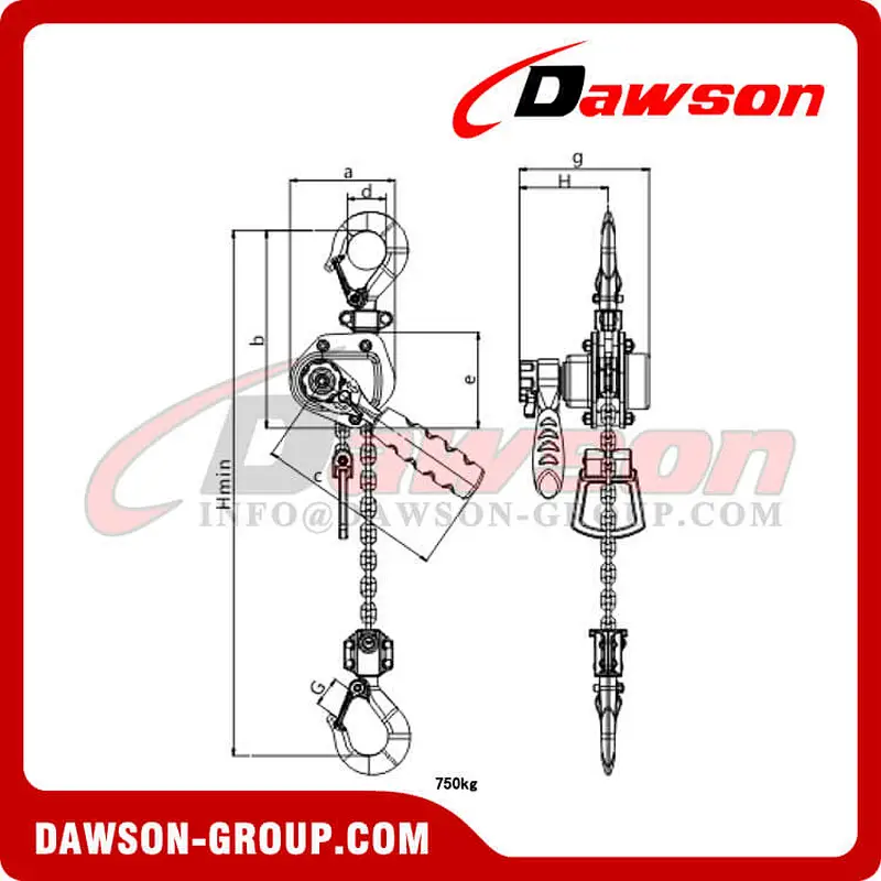 DS-HSH-DC 650 Series Lever Block for Mines