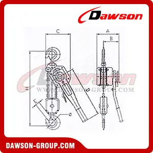 DSSB-C Lever Block, Lever Hoist for Lifting Goods