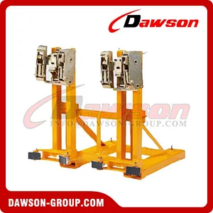 DS-DR Series Heavy Duty Gator Grip Forklift Drum Grab Clamp