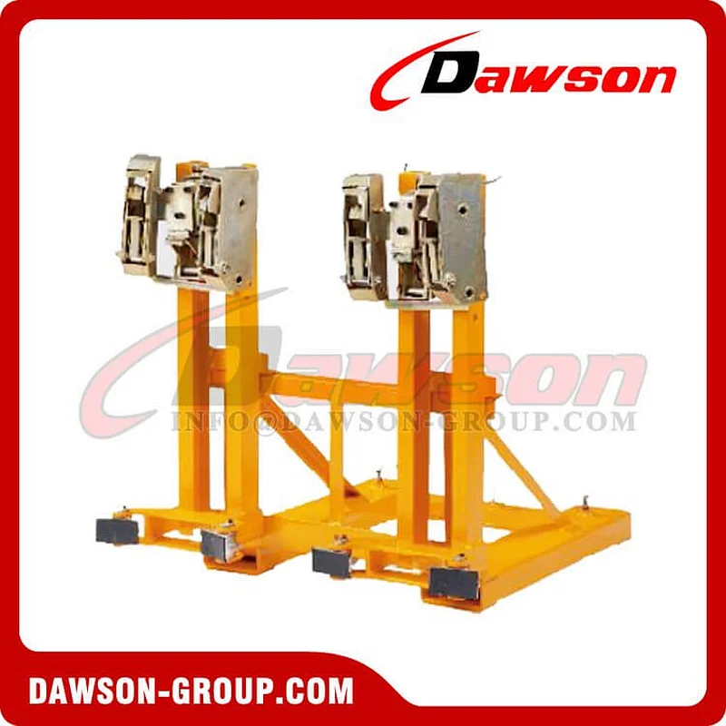 DS-DR Series Heavy Duty Gator Grip Forklift Drum Grab Clamp