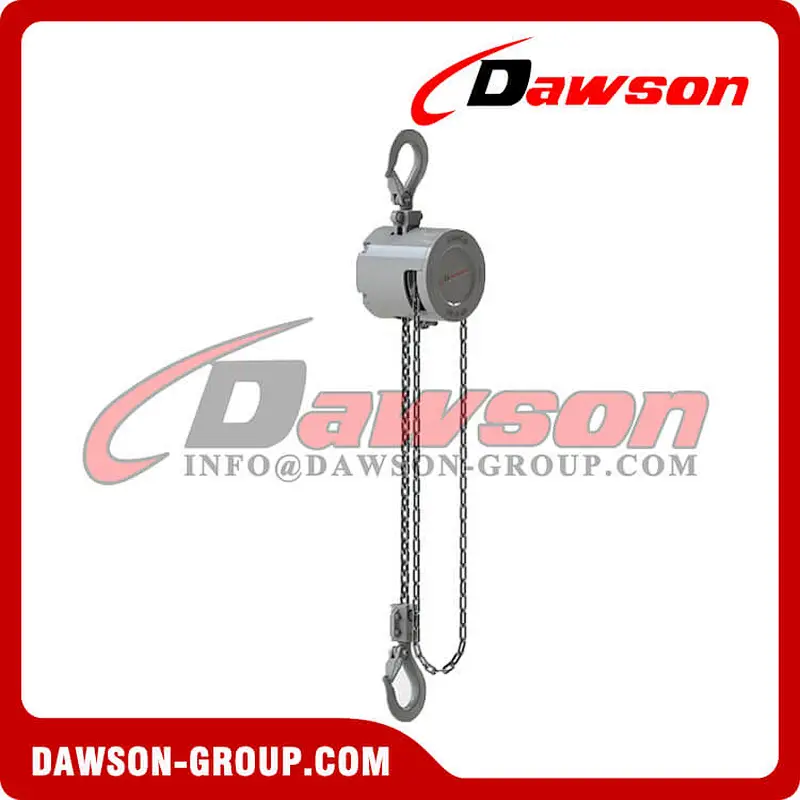 250KG 500KG 1000KG Aluminum Alloy Chain Hoist, 0.25 Ton 0.5T 1 Ton Chain Block for Construction Site Lifter