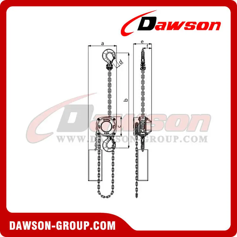 Professional Stage Chain Hoist, 0.5T 1T 2T 3T Manual Chain Block for Lifting- Dawson Group Ltd. - China Manufacturer, Factory