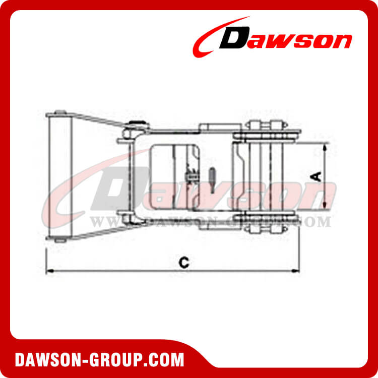 Ratchet Buckle Lashing Buckle - Dawson Group Ltd. - China manufacturer, Supplier, Factory