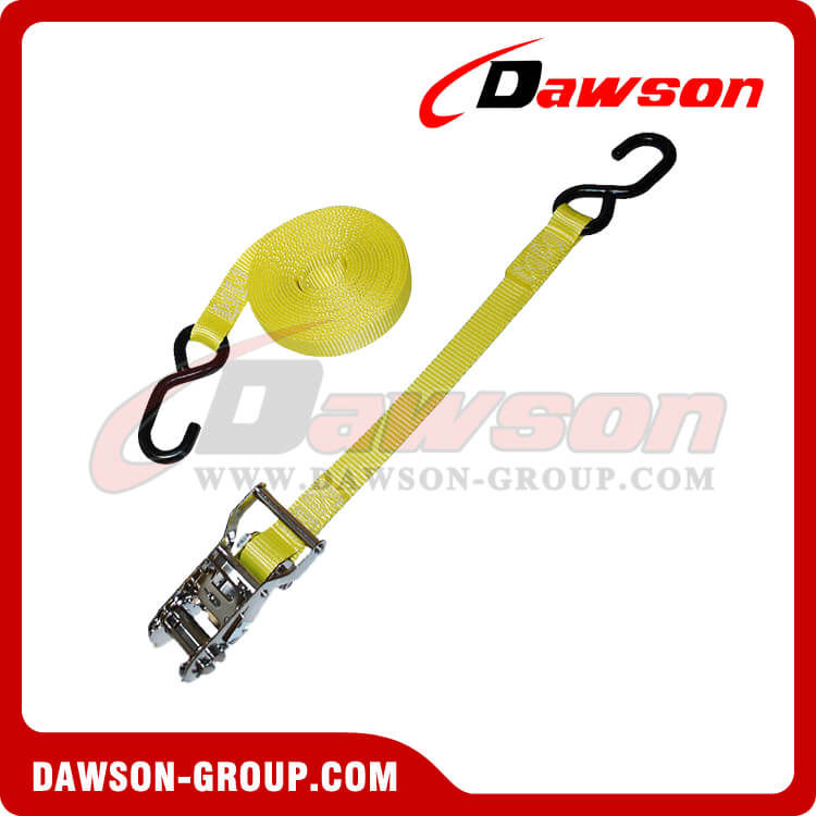 1 Heavy Duty Stainless Ratchet Strap with S Hooks - Dawson Group - china manufacturer supplier 1 Heavy Duty Stainless Ratchet Strap with S Hooks - Dawson Group - china manufacturer supplier