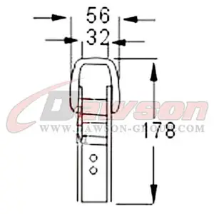 DSWH056 BS 1500KG / 3300LBS Over Center Buckles