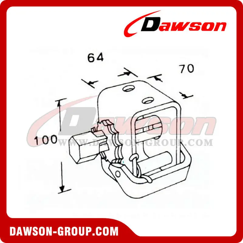 DSWN50501 B/S:5000KG/11000LBS Mini Type Truck Winch, Lashing Winches