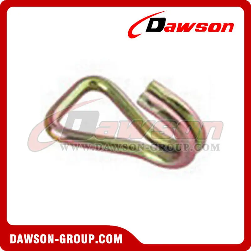 WH2800 BS 1500KG3300LBS 1 inch Double J Hook