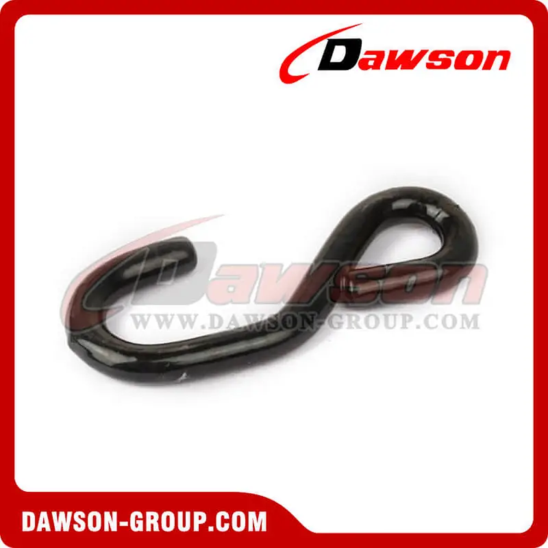 DSSH25151B B/S 1500KG/3300LBS Small Rubber Coated S Hooks