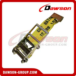 4 inch Ratchet Strap Short End with Flat Hook