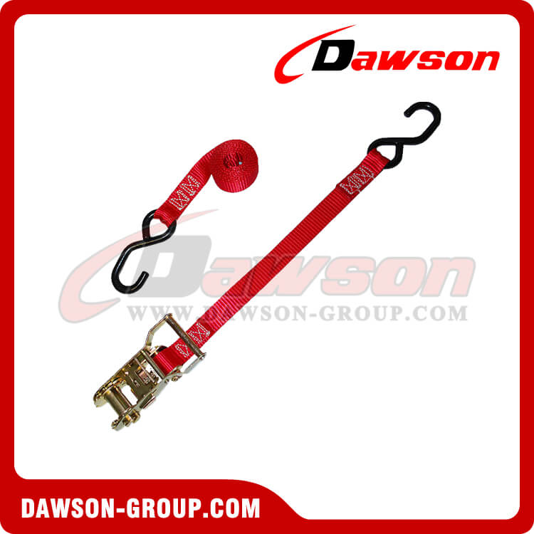 1 Ratchet Strap with S-Hooks - Dawson Group - china manufacturer supplier 1 Ratchet Strap with S-Hooks - Dawson Group - china manufacturer supplier