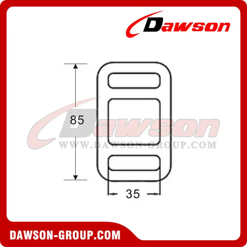 DSMB35151 B/S 1500KG/3300LBS One Way Lashing Buckle