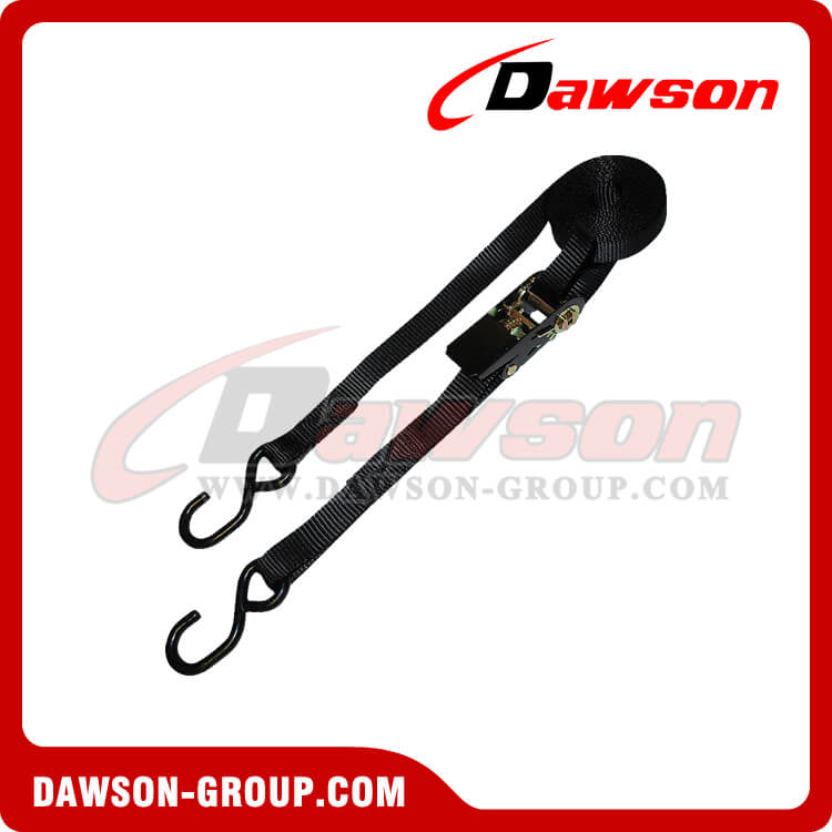 1 inch 15 feet Ratchet Strap with S-Hooks 3000 - Dawson Group LTD. - China Manufacturer, Supplier, Factory 1 inch 15 feet Ratchet Strap with S-Hooks 3000 - Dawson Group LTD. - China Manufacturer, Supplier, Factory