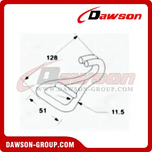 DSWH50510 BS 5000KG11000LBS Wire Hook