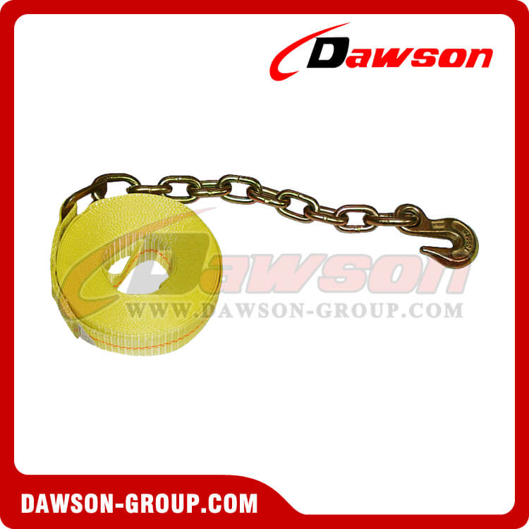 2 Winch Strap with Chain Hook - Dawson Group - china manufacturer supplier