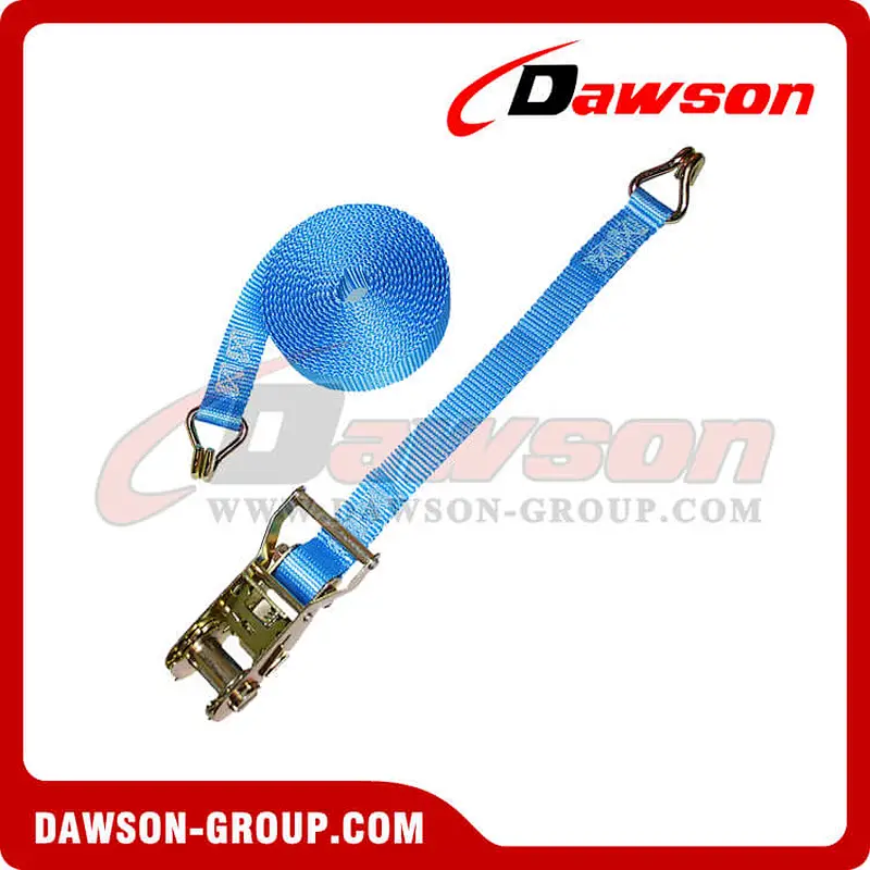 1 inch Heavy Duty Ratchet Strap with Wire Hook