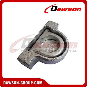 PPE-10 BS 5000kgs/11000lbs Surfaced Mounted Lashing D Ring - Pan Fitting for Truck