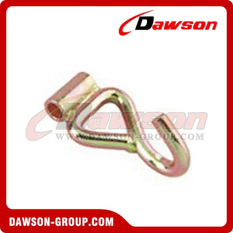 WHT5001 BS 5000KG11000LBS 2 inch J Hook with Weld Tubes