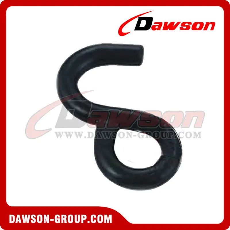 DSWHS002 BS 1700KG  3700LBS S Hook With Plastic Coating