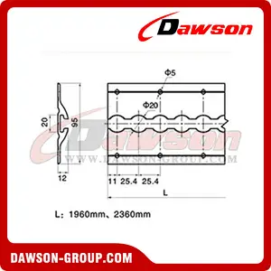 LO31 Aluminum Alloy Type Track