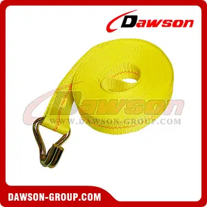 2 inch 30 feet Winch Strap with Wire Hook