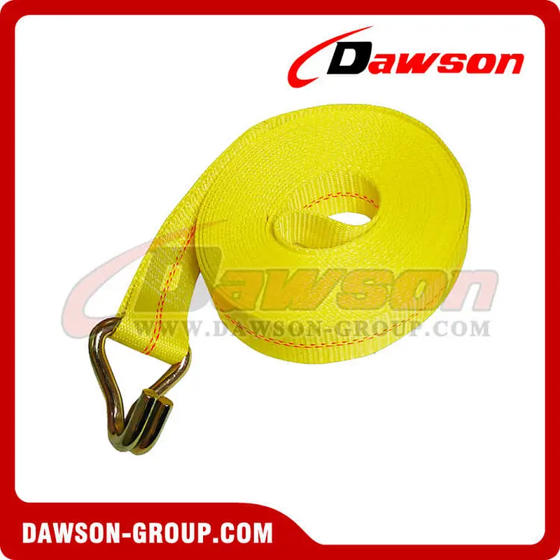 2 inch 30 feet Winch Strap with Wire Hook