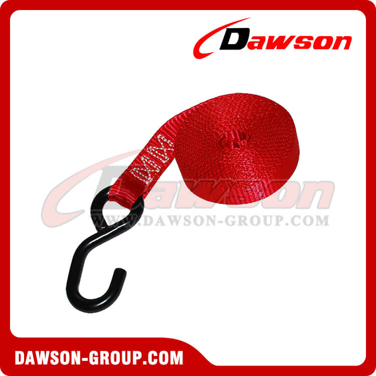 1 Ratchet Strap LONG END with S-Hook - Dawson Group - china manufacturer supplier 1 Ratchet Strap LONG END with S-Hook - Dawson Group - china manufacturer supplier