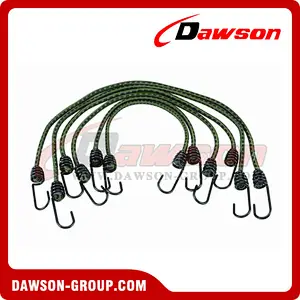 Rubber Tie Down, Elastic Cords With 2-PCS Hooks