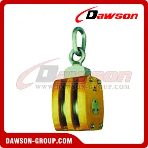 DS-B138 JIS Ship's Wooden Block Double With Link
