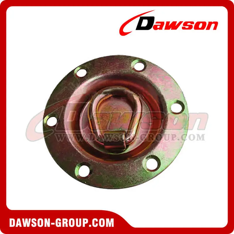 PPE-14S BS 1360kgs3000lbs Recessed Rotating Rope Ring Bolt-on or Weld-on - Pan Fitting