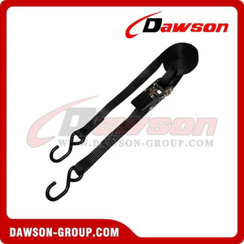 1 inch 10 feet Ratchet Strap with S-Hook 3000lbs