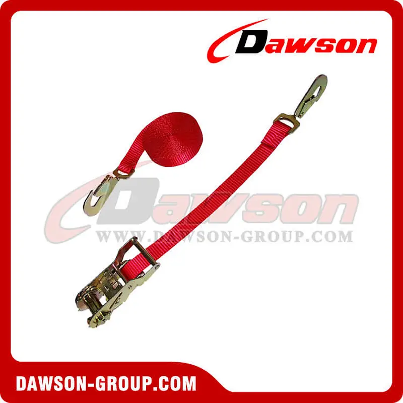 1 inch Ratchet Strap with Snap Hooks
