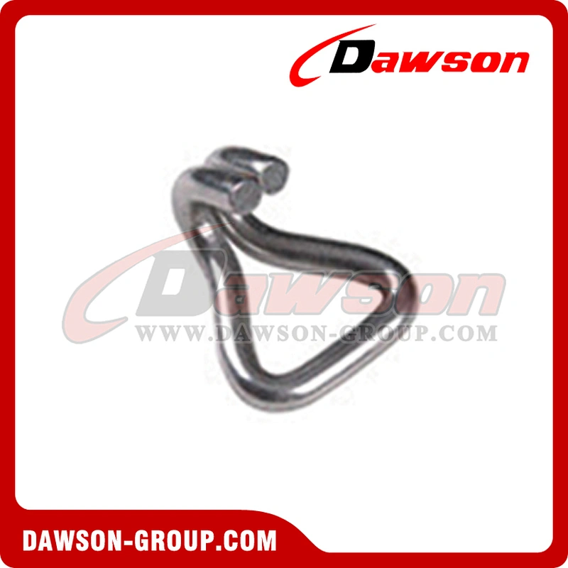 WH3820S BS 2000KG / 4400LBS Stainless Steel AISI 304 1.5 inch Double J Hook