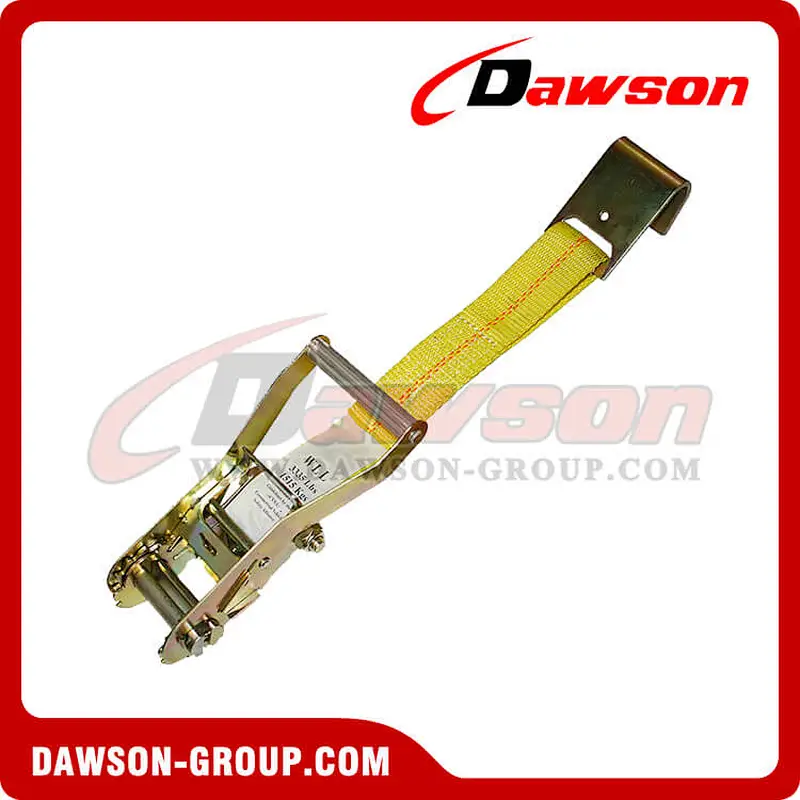 2 inch Ratchet Strap Short End with Flat Hook