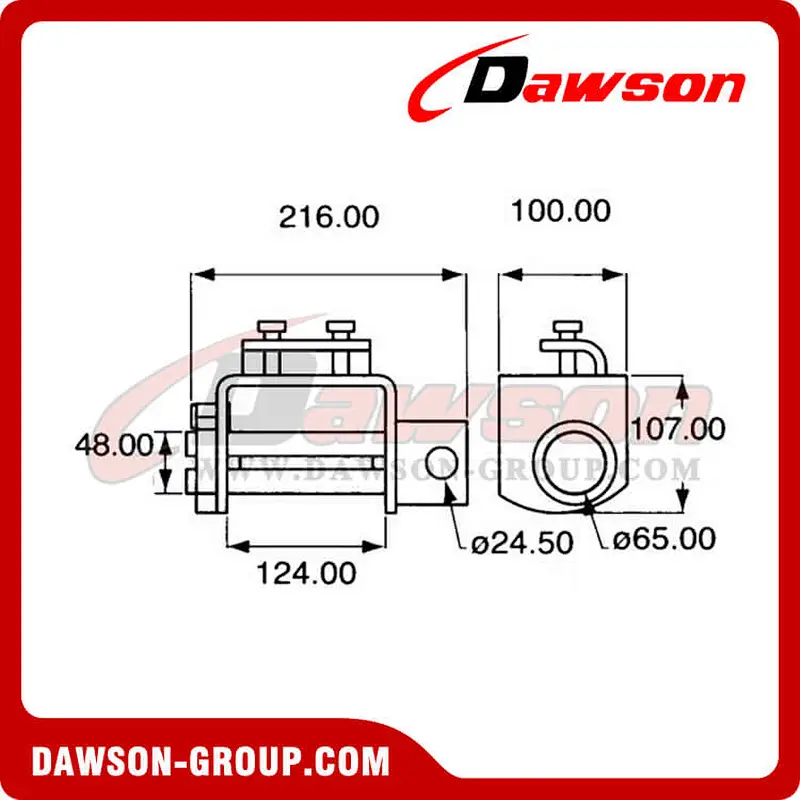 DSWN6803 Weld-on Lashing Winch