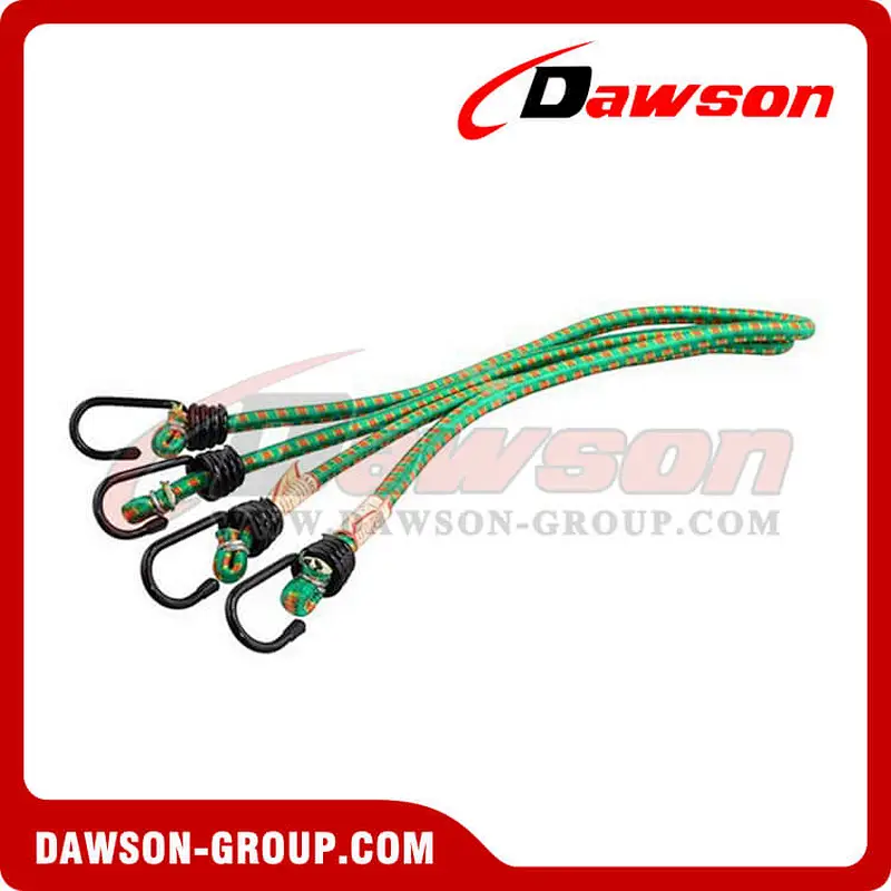 Elastic Cords, Bungee Cords With Plastic Safety Hooks