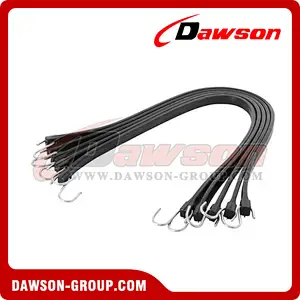 Rubber Tie Down, Elastic Cords With 2-PCS Hooks