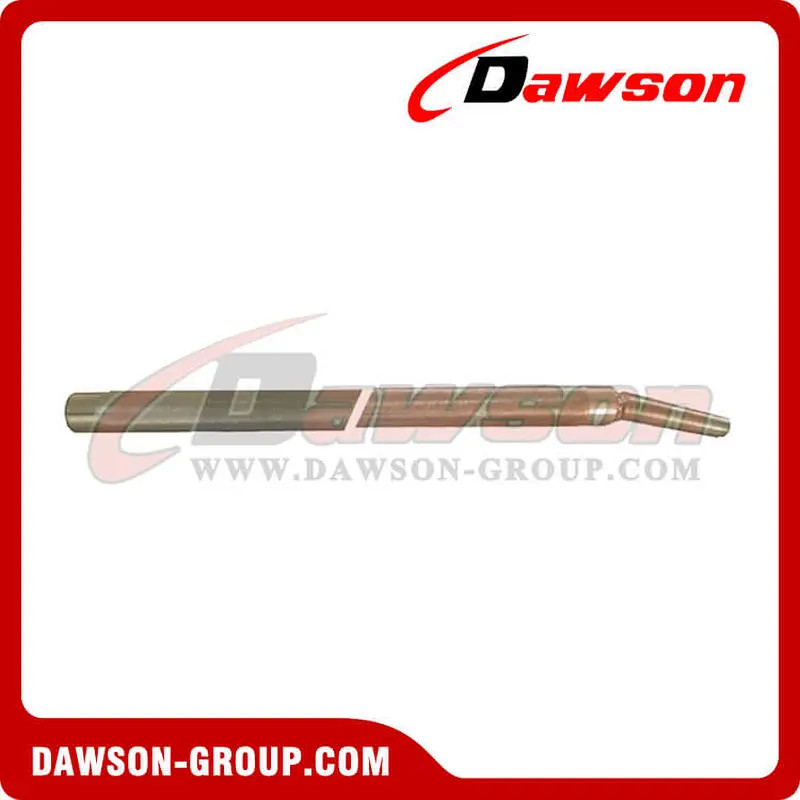 Standard Winch Bar - Mushroom Tip - Chrome - Flatbed Truck Winch Bars