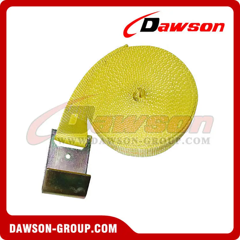 2 inch 27 feet Winch Strap with Flat Hooks
