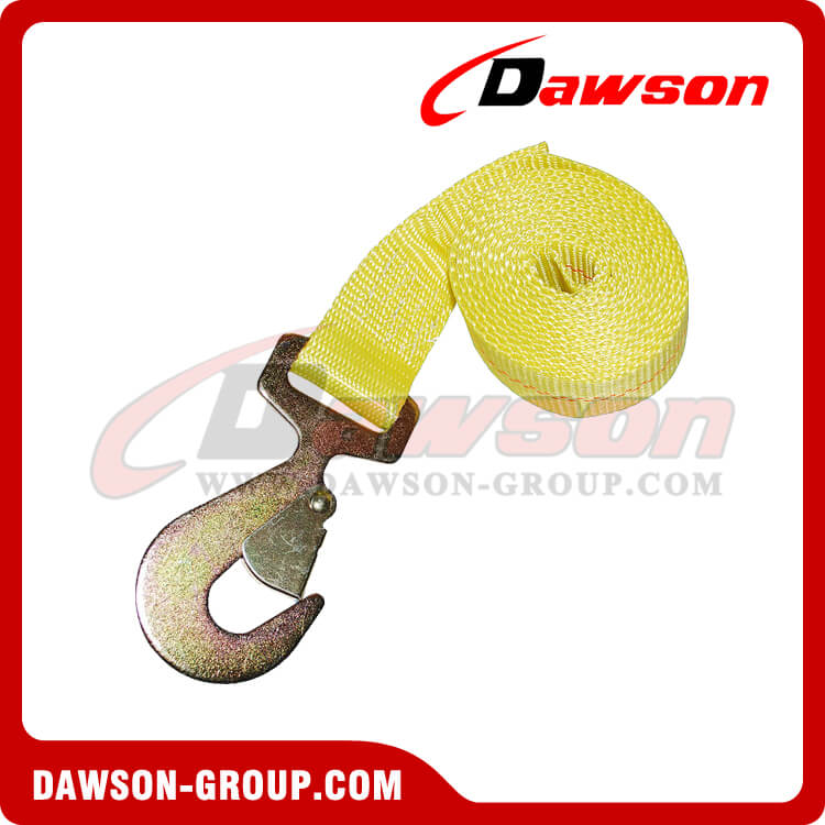 2'' Winch Strap with Flat Snap Hook - Dawson Group - china manufacturer supplier