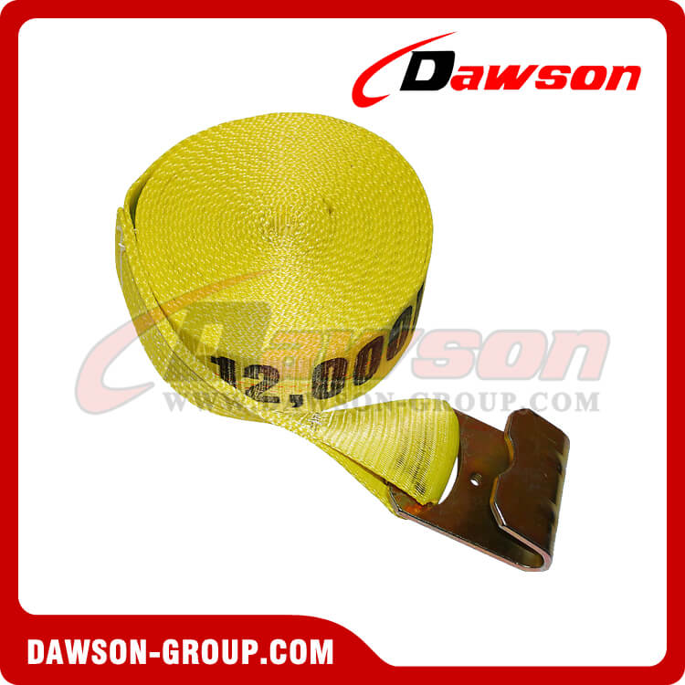 3 x 27' Winch Strap with Flat Hooks - Dawson Group - china manufacturer supplier