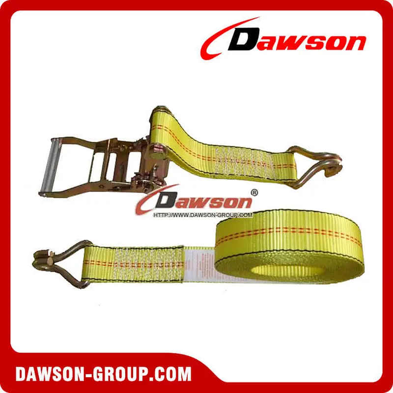 Ratchet Tie Downs, High Tenacity Polyester of Lashing Strap