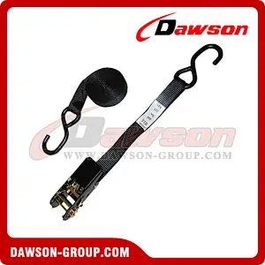 1 inch 10 feet Ratchet Strap with S-Hook 1500lbs