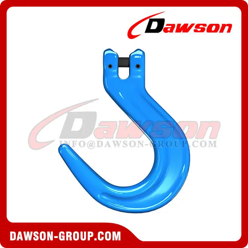 DS1082 G100 Forged Alloy Steel Clevis Foundry Hook, Large Opening Hook